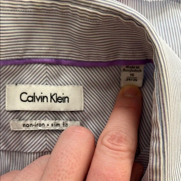 CK Striped Button-Up Shirt - Picture 12 of 12